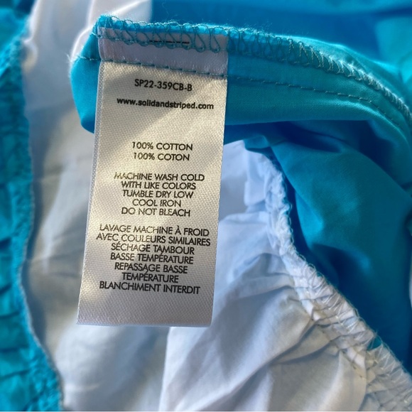 Solid & Striped The Brianna Striped Halter Tiered Ruffle Dress - Picture 10 of 14